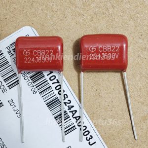 Tụ CBB 224J 630V 0.22uF 224J chính hãng LF chân 15mm