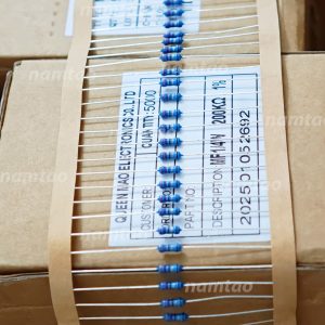 Điện trở MF 1/4W chân đồng 3k3 3.3k sai số 1% (50 chiếc).