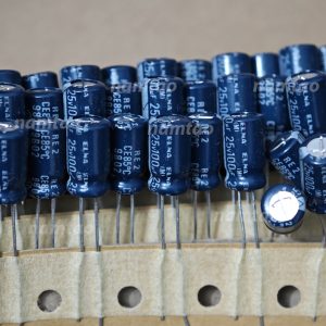 Tụ điện 25V 100uF chính hãng ELNA RE2 (6x11mm)