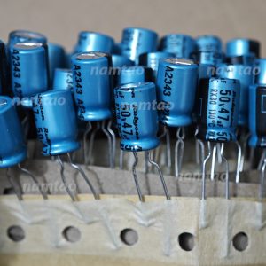 Tụ điện 50V 47uF chính hãng Rubycon (8x11mm)