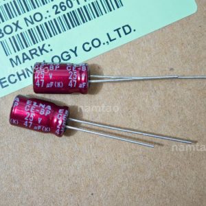 Tụ điện 25v 47uF ELNA không phân cực RBD 6x11mm