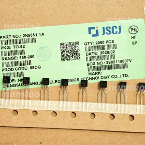 Transistor 2N5551 5551 chính hãng CJ chân đồng (25 chiếc)