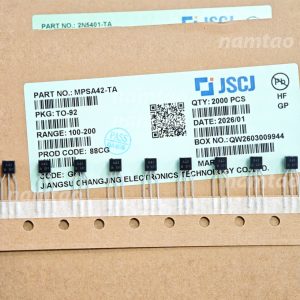 Transistor MPSA42 A42 chính hãng CJ chân đồng mới 100% (25 chiếc)