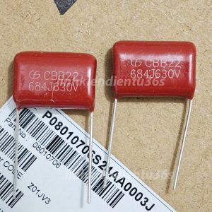 Tụ CBB 225J 630V 684J 0.68uF chính hãng LF ( chân 20mm)