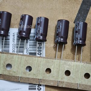 Tụ điện 25V 330uF Nichicon PW (8X16mm)